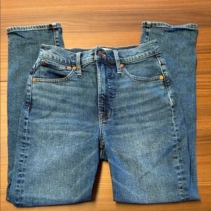 Classic Womens Blue Denim Jeans